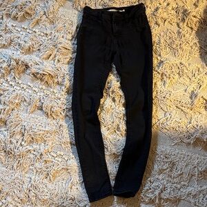 Zara Women's Dark Gray/Black Stretch Skinny Jeans